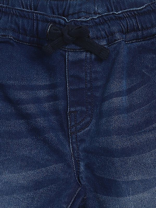 Boys Medium Blue Knitted Long Trouser image number 2